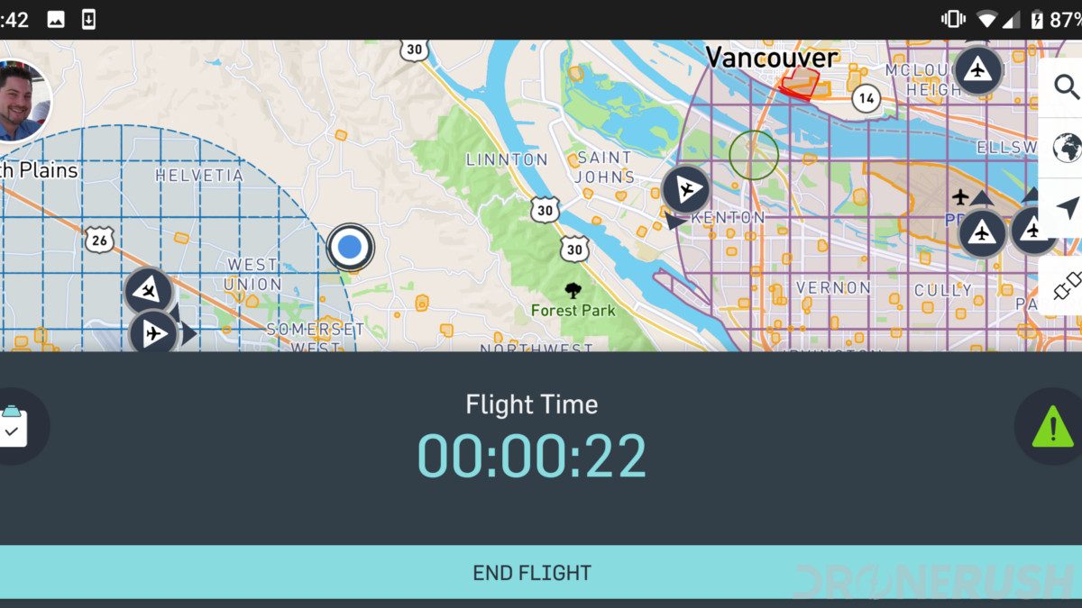AirMap live flight map